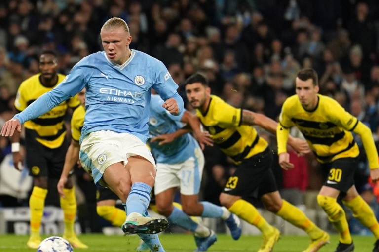 Man City 3-0 Young Boys: Erling Haaland sends treble winners into Champions League last 16